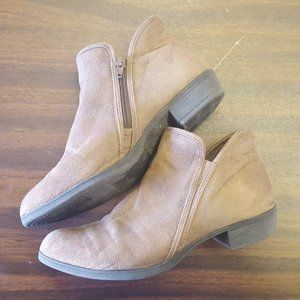 TIME and TRU Tan Ankle Boots